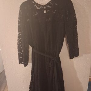 Simply Vera Vera Wang Black Lace Top